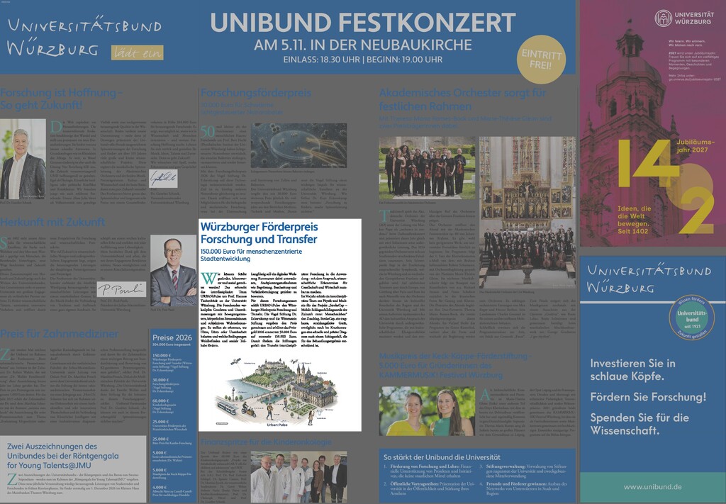 Earth Observation News - UrbanPulse in the Mainpost, and invitation to the festivities